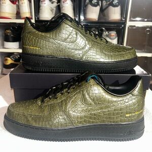 Nike Air Force 1 '07 Premium "Morse Code Croc"
IQ3370 325.        Original box.